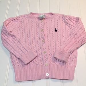 Ralph Lauren pink sweater size 24 m